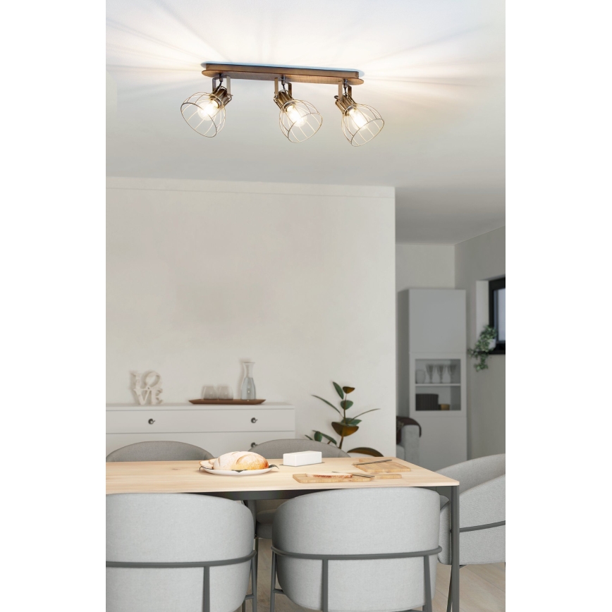 Eglo 98136 - Spot SAMBATELLO 3xE27/40W/230V