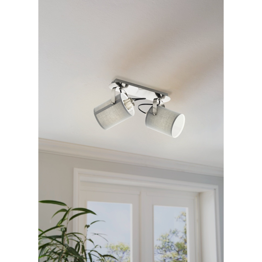 Eglo 98139 - VILLABATE 2-lichts spot 2xE27/10W/230V