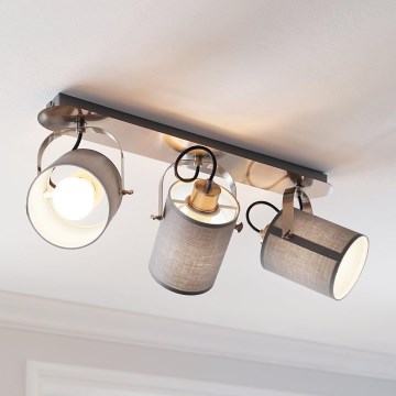 Eglo 98141 - Spotlamp VILLABATE 3xE27/10W/230V