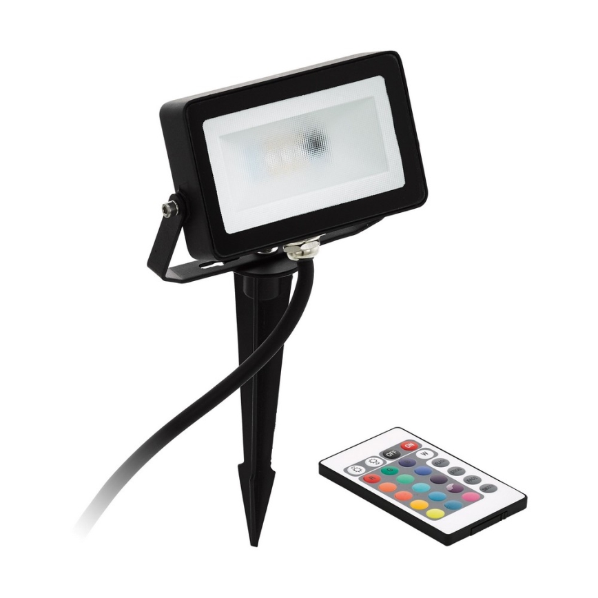 Eglo - LED RGB Schijnwerper LED/10W/230V + afstandsbediening