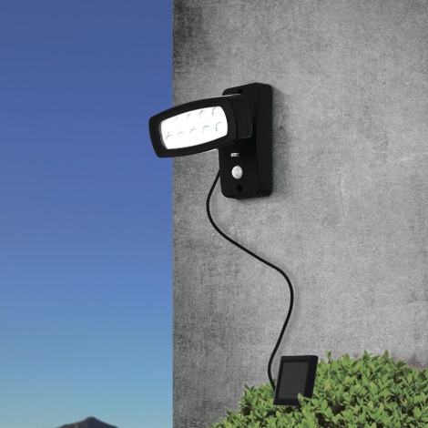 Etna Overleving Zelfgenoegzaamheid Eglo 98187 - LED Solar wandlamp met sensor PALIZZI LED/1,2V IP44 |  Lampenmanie