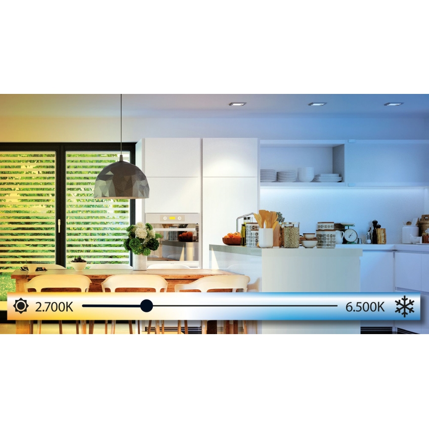 Eglo - LED Plafondlamp dimbaar LED/19,5W/230V + Afstandsbediening