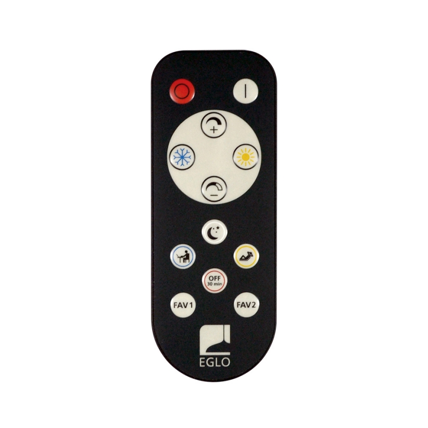 Eglo - LED Plafondlamp dimbaar LED/19,5W/230V + Afstandsbediening