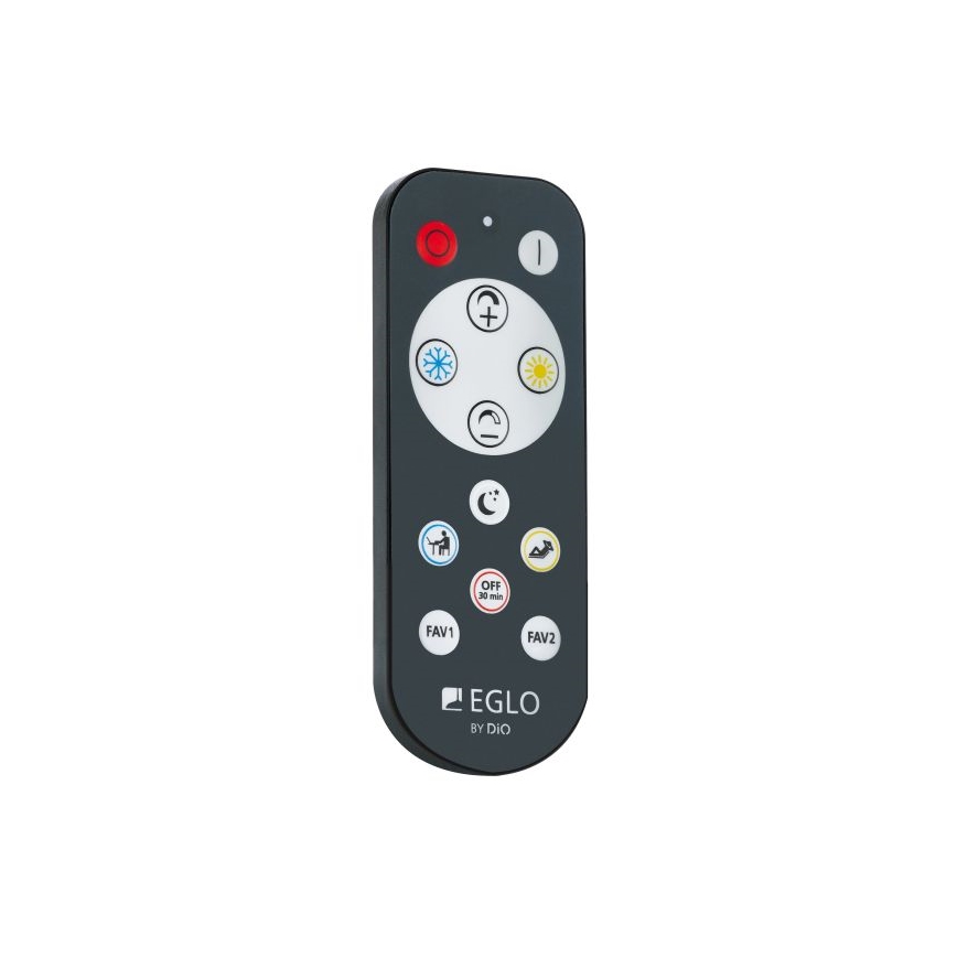 Eglo - LED Plafondlamp dimbaar LED/36W/230V + afstandsbediening