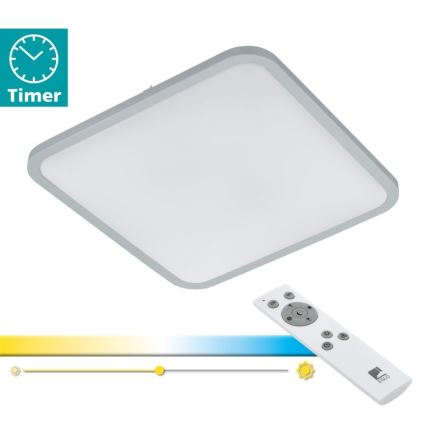 Eglo - LED dimbare plafondlamp LED/30W/230V + afstandsbediening