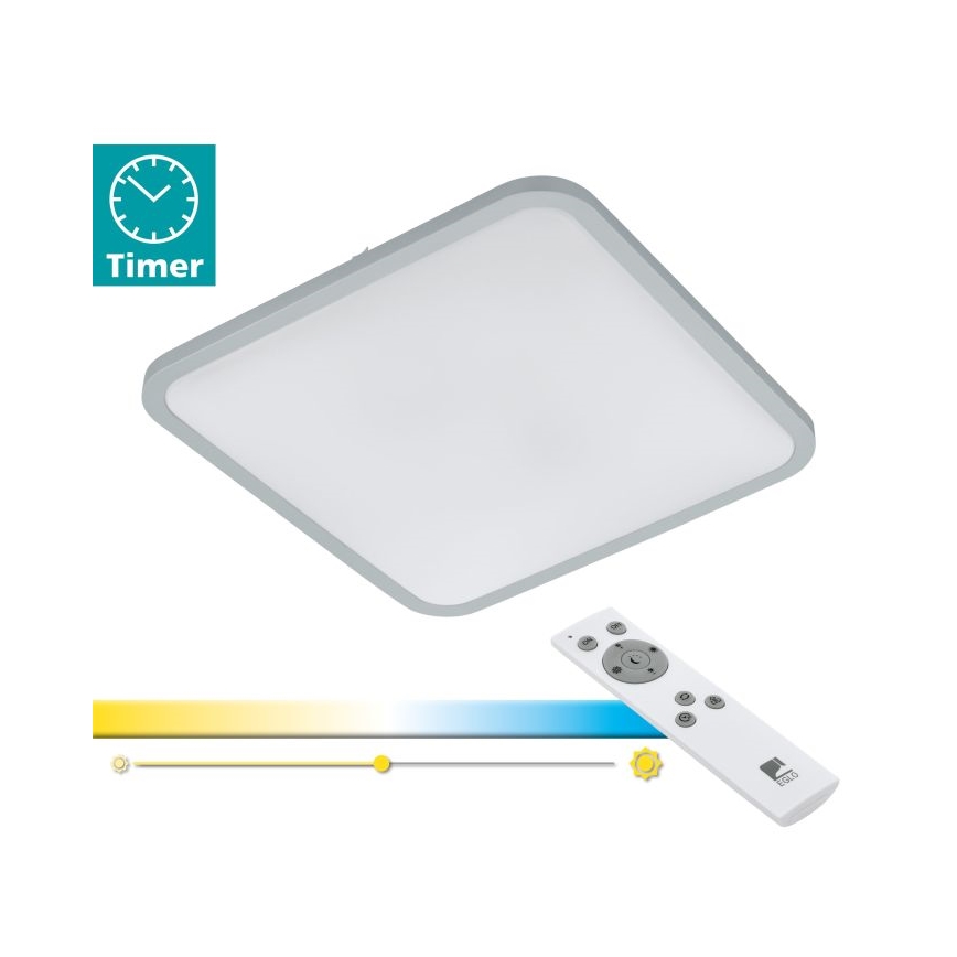 Eglo - LED dimbare plafondlamp LED/30W/230V + afstandsbediening