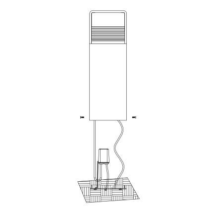 Eglo - LED Buitenlamp LED / 6W / 230V IP44