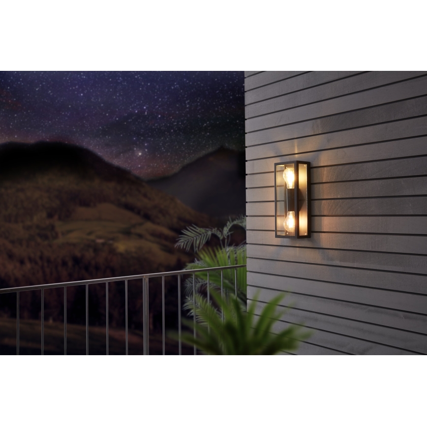 Eglo - Buiten wandlamp 2xE27/60W/230V IP44