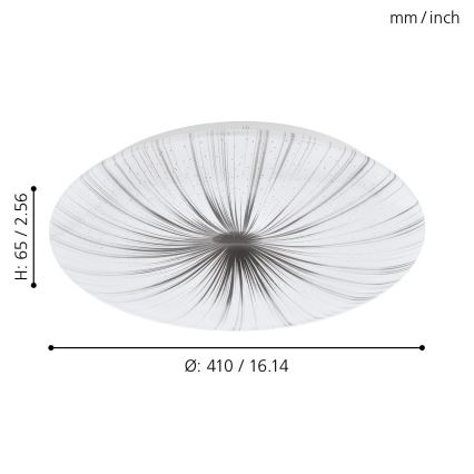 Eglo - LED Plafondlamp LED/19,5W/230V