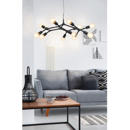 Eglo - Hanglamp aan koord 12xE27/60W/230V