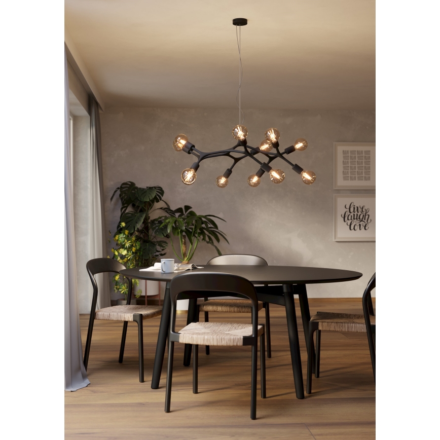 Eglo - Hanglamp aan koord 12xE27/60W/230V