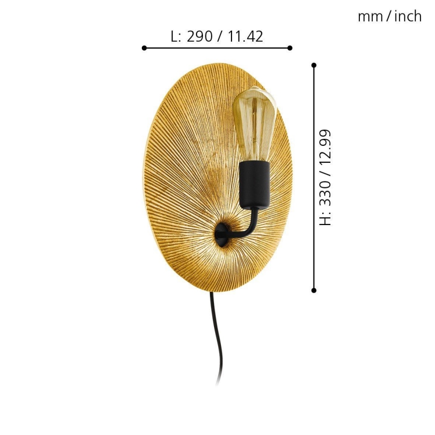 Eglo - Wandlamp 1xE27/60W/230V