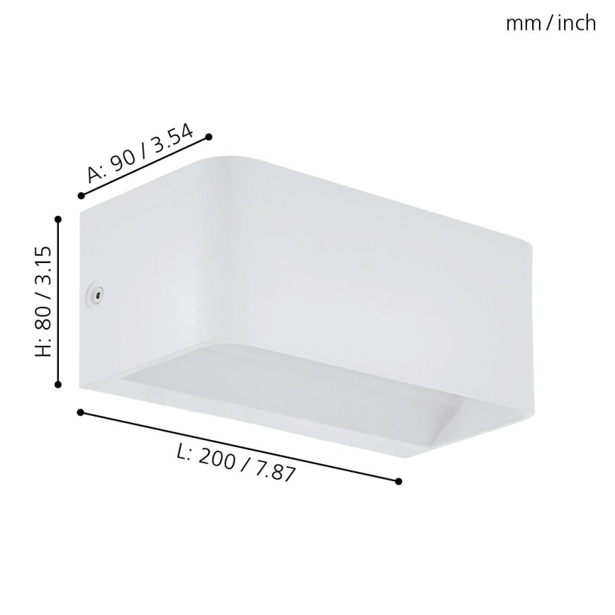 Eglo - LED Wandlamp LED/10W/230V