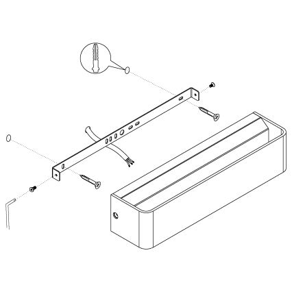 Eglo - LED Wandlamp LED/12W/230V