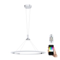 Eglo 98427 - LED RGB dimbare hanglamp aan kabel HORNITOS-C LED/37W/230V + afstandsbediening