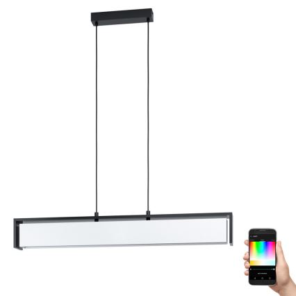 Eglo - LED RGB Dimbare hanglamp aan kabel VALDELAGRANO-C LED/33,6W/230V