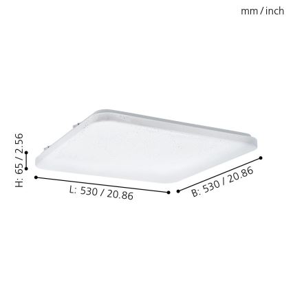 Eglo - LED Plafondverlichting LED/49,5W/230V