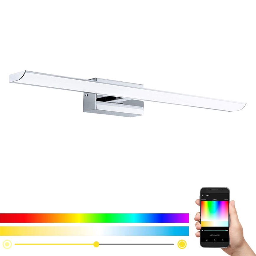 Eglo - LED RGB Dimbaar badkamer verlichting LED/15,6W/230V IP44 + afstandsbediening
