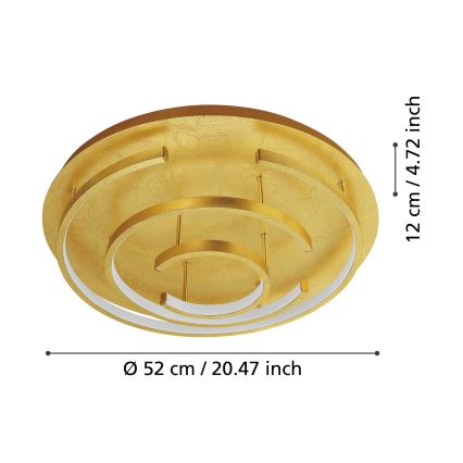 Eglo 98488 - LED Plafondlamp POZONDON LED/24W/230V
