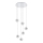 Eglo 98558 - LICOROTO LED-kroonluchter met kabel 6xG9/3W/230V