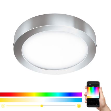 Eglo - Dimbare LED RGB Plafond Lamp FUEVA-C LED/21W/230V