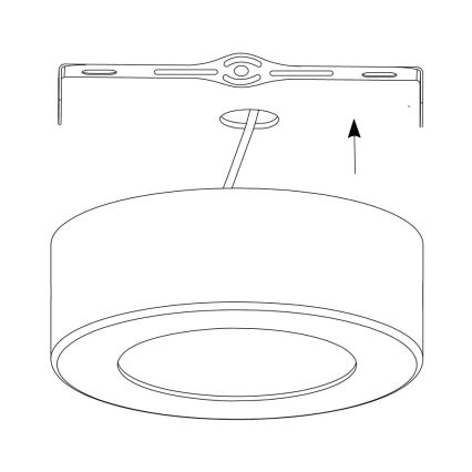 Eglo - Dimbare LED RGB Plafond Lamp FUEVA-C LED/21W/230V