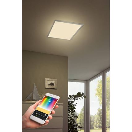 Eglo - Dimbare LED RGB plafondlamp TURCONA-C LED/20W/230V + afstandsbediening
