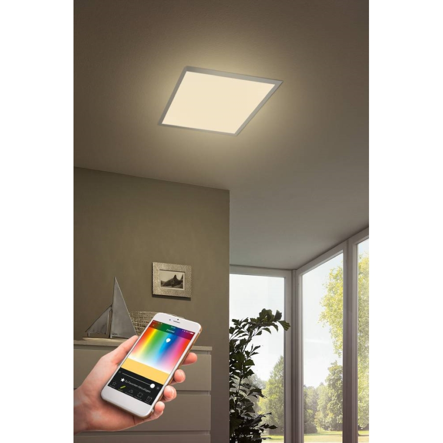 Eglo - Dimbare LED RGB plafondlamp TURCONA-C LED/20W/230V + afstandsbediening