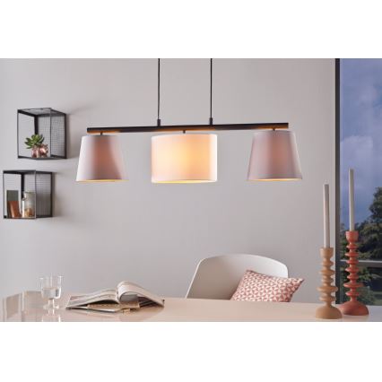 Eglo - LED-kroonluchter met kabel 3xE14/25W/230V