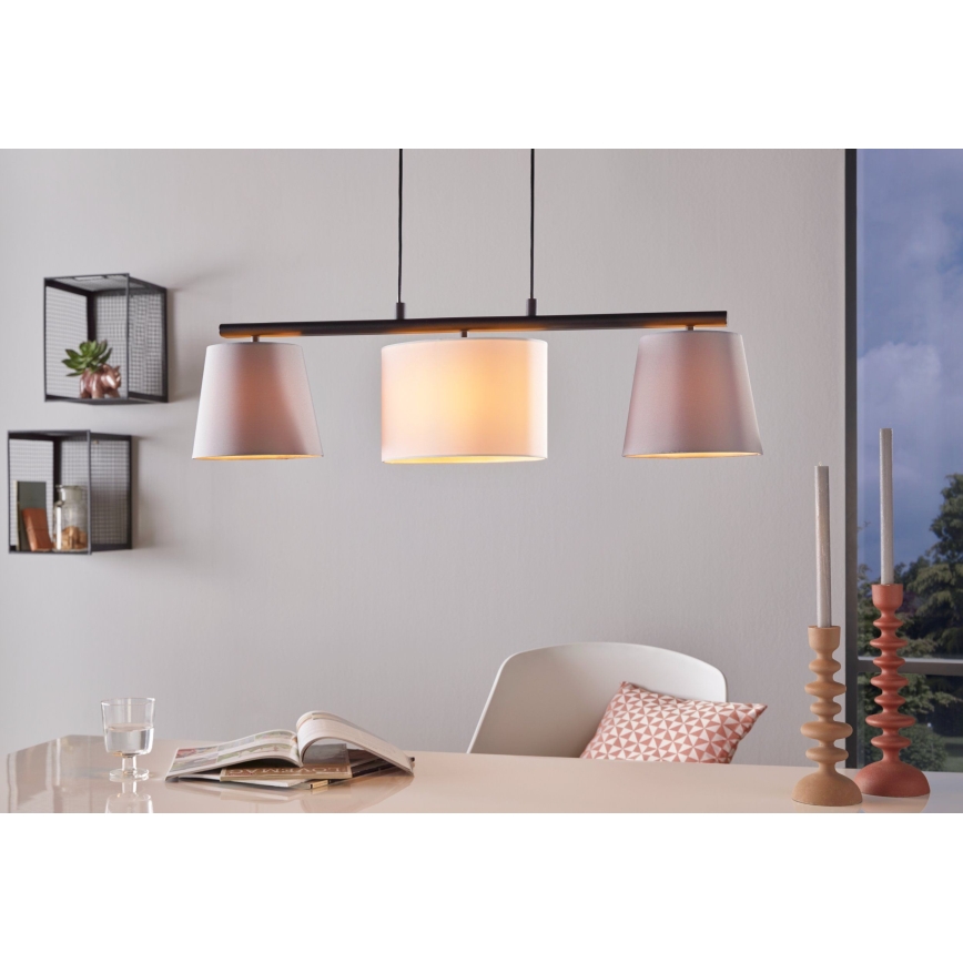 Eglo - LED-kroonluchter met kabel 3xE14/25W/230V