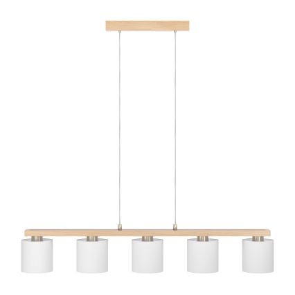 Eglo - Hanglamp aan koord 5xE27/28W/230V