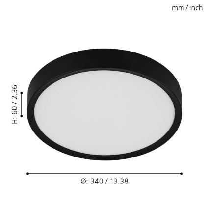 Eglo - LED Plafondlamp LED/16,8W/230V