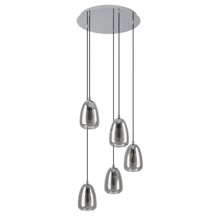 Eglo - Hanglamp aan koord 5xE27/40W/230V