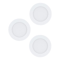 Eglo 98631 - SET 3x LED inbouwspot FUEVA LED/5W/230V Ø 12 cm