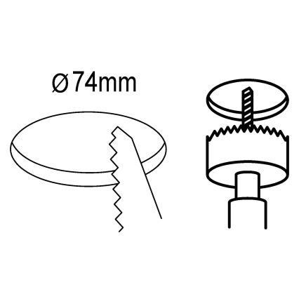 Eglo 98634 - SET 3x Hangende LED Badkamer plafond verlichting FUEVA LED/2,8W/230V