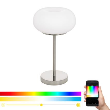 Eglo - LED RGB Dimbaar tafellamp OPTICA-C LED/16W/230V diameter 27,5 cm