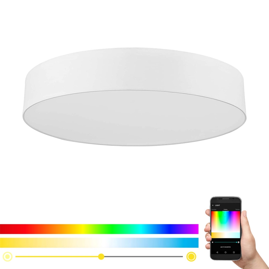 Eglo - Dimbare LED RGB plafondlamp ROMAO-C LED/42W/230V + afstandsbediening