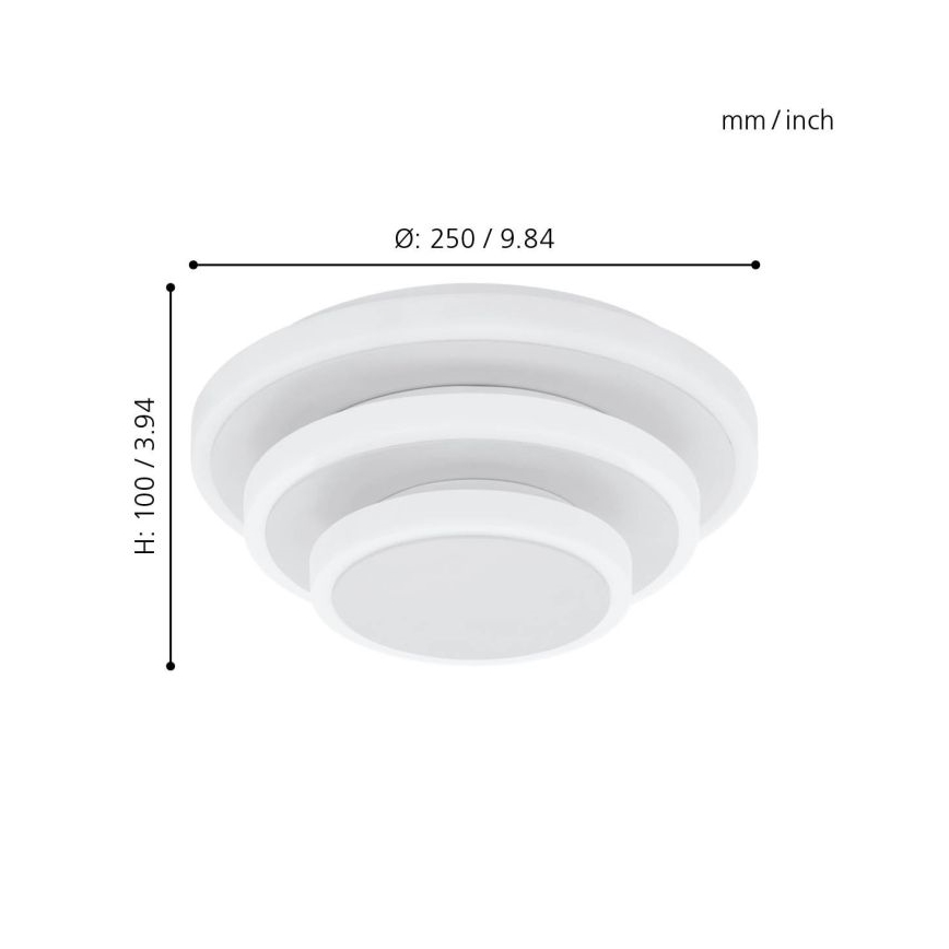 Eglo - LED Plafondlamp LED/11,4W/230V + LED/8,6W + LED/5,4W