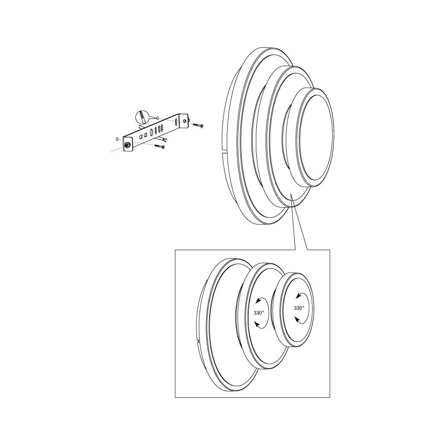 Eglo - LED Plafondlamp LED/11,4W/230V + LED/8,6W + LED/5,4W