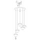 Eglo - LED Hanglamp aan koord 5xGU10/5W/230V