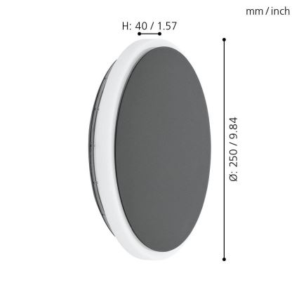 Eglo - LED Wandlamp voor buiten LED/11,5W/230V IP44