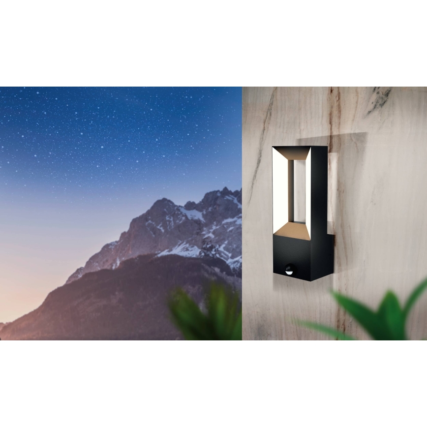 Eglo - LED Lamp voor Buiten met Sensor 2xLED/5W/230V IP44
