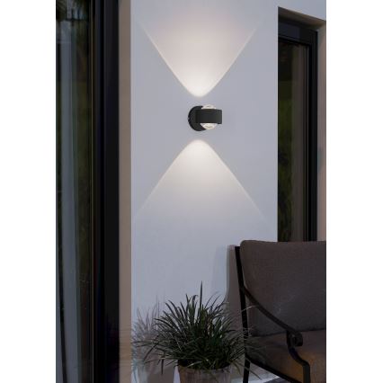 Eglo - LED Wandlamp voor buiten 2xLED/2W/230V IP44