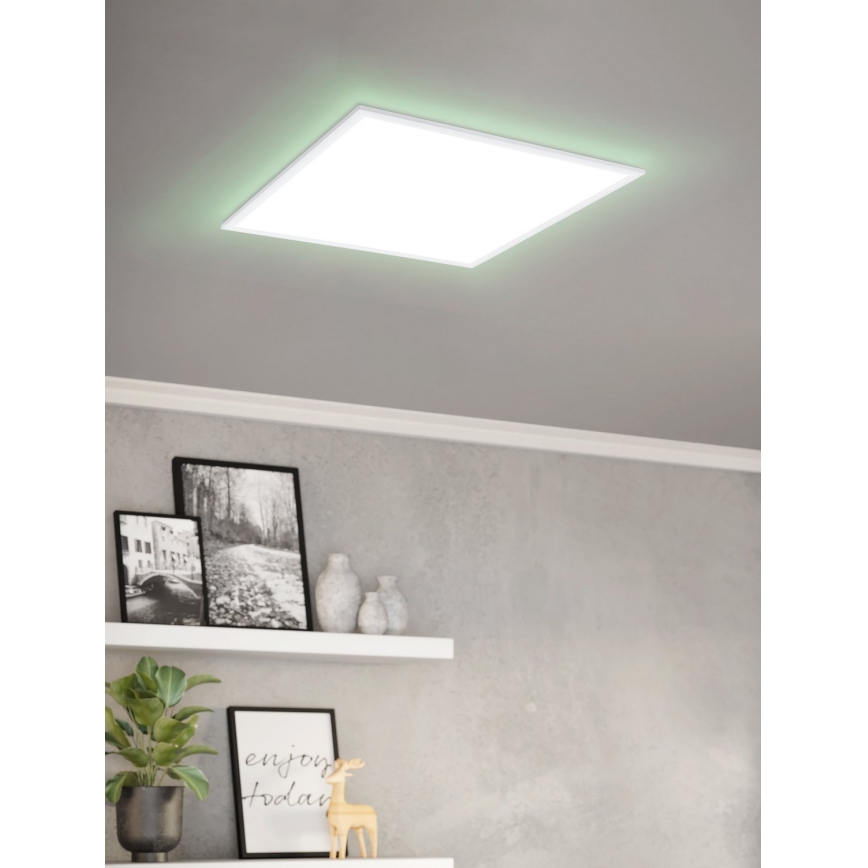 Eglo - RGBW dimbare plafondlamp LED/32,5W/230V 2700-6500K 60x60 cm + afstandsbediening