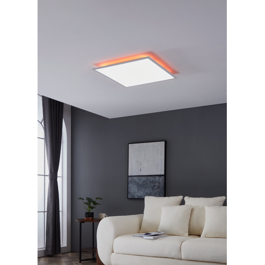 Eglo - RGBW dimbare plafondlamp LED/32,5W/230V 2700-6500K 60x60 cm + afstandsbediening
