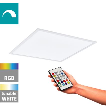 Eglo - RGBW dimbare plafondlamp LED/32,5W/230V 2700-6500K 60x60 cm + afstandsbediening