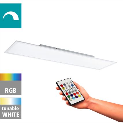 Eglo - RGBW dimbare plafondlamp LED/32,5W/230V 2700-6500K 120x30 cm + afstandsbediening