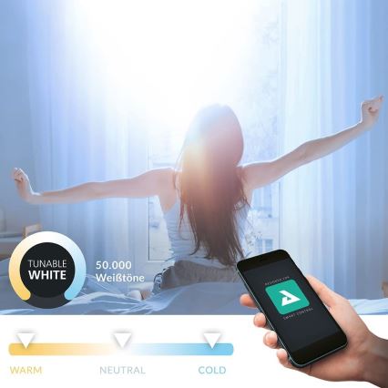 Eglo - LED dimbare inbouw badkamerlamp LED/16,5W/230V IP44 ZigBee