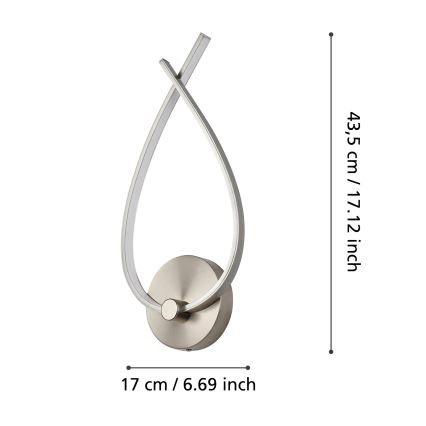 Eglo - LED Wandlamp LED/10W/230V
