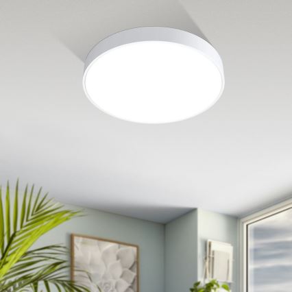 Eglo - LED dimbare plafondlamp LED/18W/230V + afstandsbediening